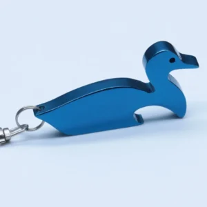 Duck Shape Aluminium Bottle Opener Keychain