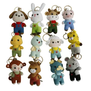 Handmade Amigurumi Crochet Keychains