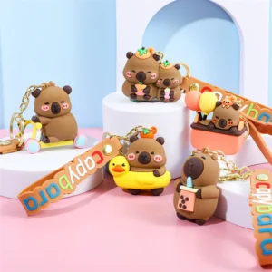 Capybara 3d Pendant Keychain