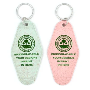 Biodegradable Motel Keychain