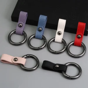 Logo Luxury Leather Key Chain