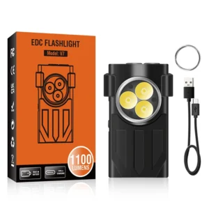 Rechargeable Mini Keychain Flashlight