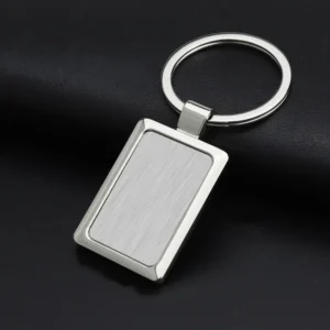 Engraved Metal Keychain Bracelet