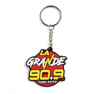 Silicone Double Sided Keychains