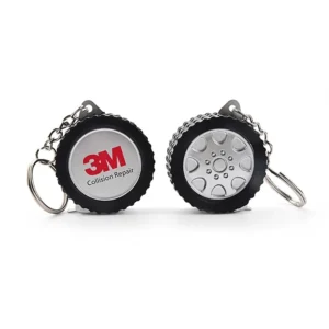 Mini Car Tire Measuring Tape Keychain