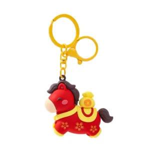 Zodiac 3d Rubber Keychain Pendant