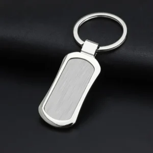 Blank Metal Keychain for Engraving