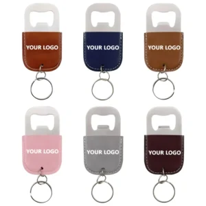 Stainless Steel Beer Bottle Opener Keychain