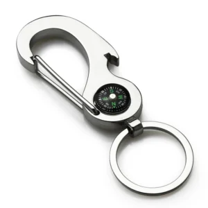 Multi-function Compass Keychain