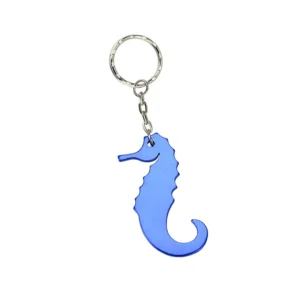 Cartoon Seahorse Bottle Opener Keychain