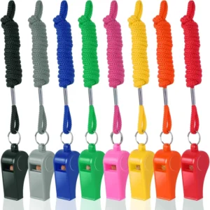 Colorful Abs Plastic Outdoor Whistle