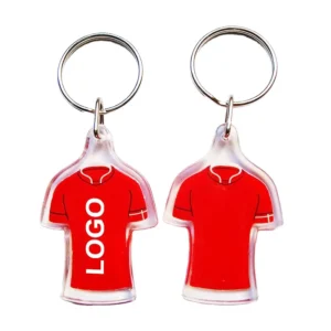 Acrylic T-shirt Photo Keychain