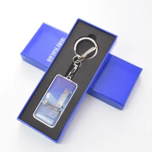 Zinc Alloy Epoxy Keychain