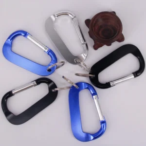 Aluminum D-ring Carabiner Keyring