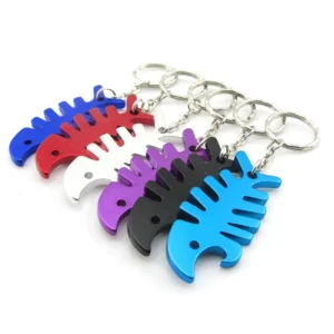 Eco-friendly Aluminum Bottle Opener Keychain
