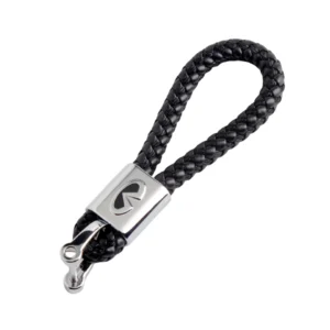Genuine Leather Car Logo Keychain