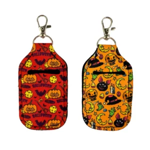 Neoprene Sanitizer Holder Keychain