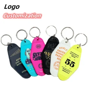 Acrylic Vintage Motel Keychain