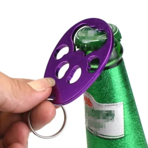 Cat Paw Shaped Aluminum Carabiner Keychain