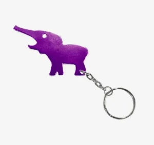 Elephant Design Keychain Bottle Opener