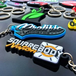 Soft Rubber Keychain