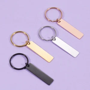 Customizable Stainless Steel Keychains