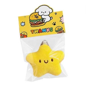 Cute Plush Star Doll Keychain
