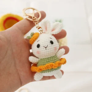 Handmade Animal Crochet Keychain
