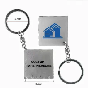 Personalised 1.3 Meter Measuring Tape Keychain