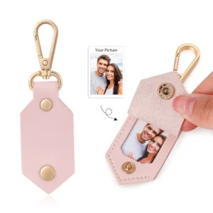 Leather Keychain with Gift Box