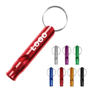 Logo Promotional Whistle Keychain