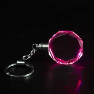 Crystal Keychain with Logo