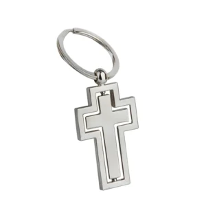 Creative Cross-shape Metal Keychain