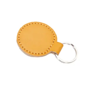 Round Zinc Alloy Keyring