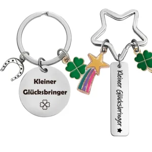 Engraved Stainless Steel Keychain
