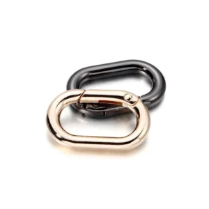 Luxury Metal Spring Ring Carabiner Clips