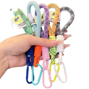 Lanyard Fashion Phone Strap Mesh Key Chain for Braided Strips Keycord Hanging Trousers Accessories Ring