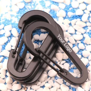 Matte Black Aluminum Carabiner Hooks
