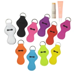 Solid Neoprene Keychain Holder