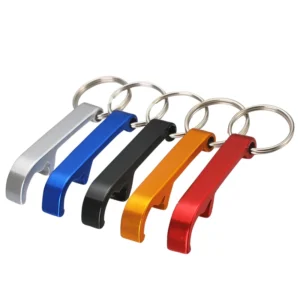 Aluminum Alloy Bottle Opener Keychain
