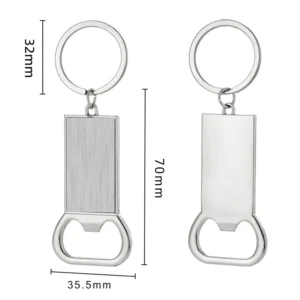Stainless Steel Bottle Opener Keychain