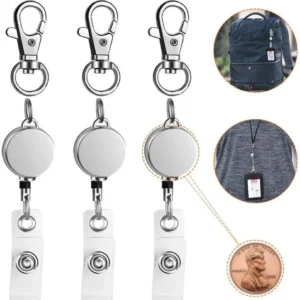 Zinc Alloy Easy-pull Keychain