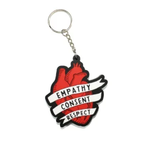 Eco-friendly Heart Keyring Mini Flashlight