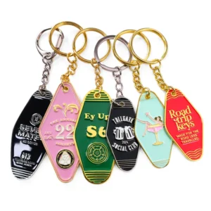 Customizable Luxury Motel Key Chain
