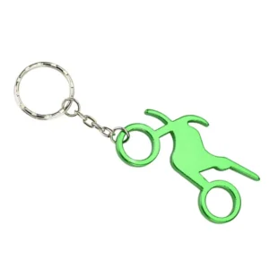 Motorcycle Style Aluminum Keychain Bottle Opener