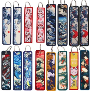 Retro Japanese Art Keychains