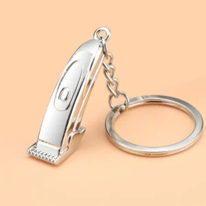 Mini Hair Clipper Keychain Pendant