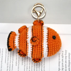 Soft Amigurumi Marine Life Keychain