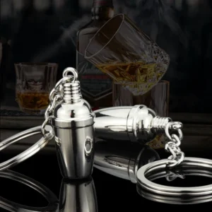 Mini Cocktail Shaker Keychain