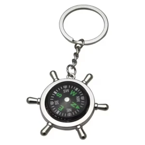 Shape Compass Keychain